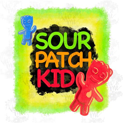 Sour Patch Kid PNG Sour Patch PNG Sour Patch Image Kid | Etsy