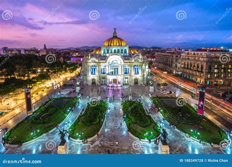 Palacio De Bellas Artes Mexico City Stock Image | CartoonDealer.com ...