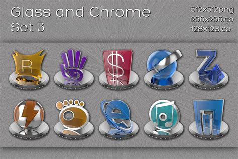 glass and chrome icons set 3 by xylomon on DeviantArt