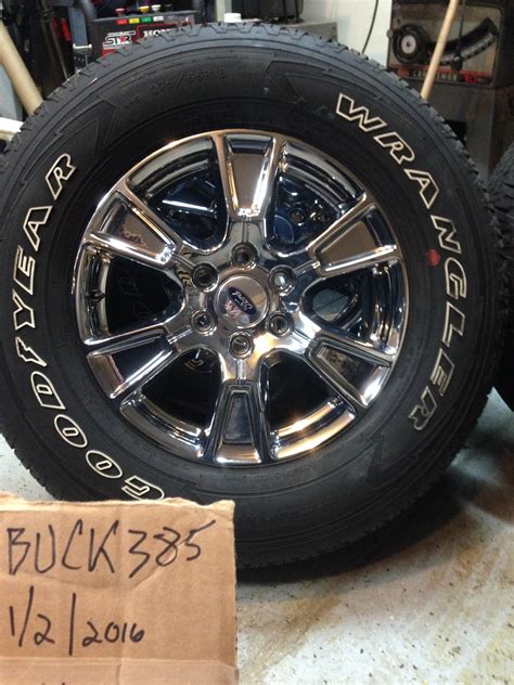 Northeast 2015 XLT OEM 18" Chrome Rims/Tires Package - Ford F150 Forum ...