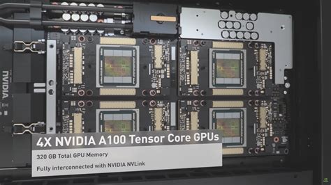 Nvidia Announces Dgx Station A With Upgraded Gb A Tensor Core Gpus | My ...