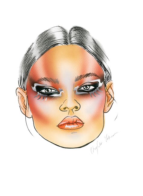 Printable Face Charts For Makeup Grotto Pinterest Face Charts | Hot Sex Picture
