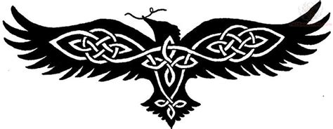 Celtic Knot Raven Tattoo Design | Celtic raven tattoo, Raven tattoo ...