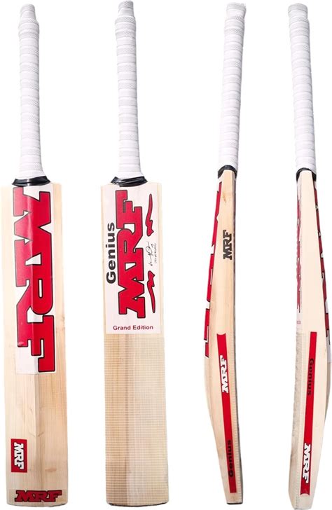 AARAV mrf Cricket Bat Kashmir Willow for Leather Ball with Bat Cover ...