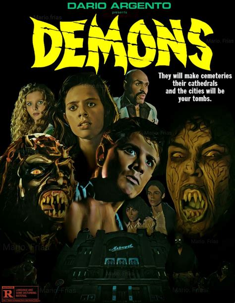Demons (1985) by Mario Frias / (Directed by Lamberto Bava) (Produced by Dario Argento) | Classic ...