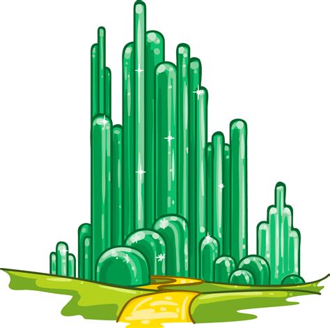 Clip Art Emerald City Clip Art - City Of Oz - Png Download - Full Size Clipart (#313045 ...
