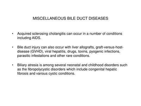 PPT - DISEASES OF INTRAHEPATIC BILE DUCTS PowerPoint Presentation, free download - ID:2405879