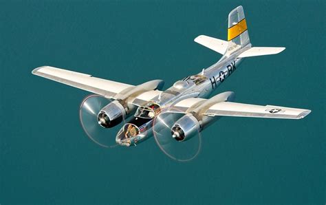 The Cactus Air Force Museum’s preserved A-26 in-flight looks like something out of a painting ...