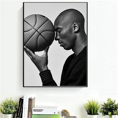 Kobe Bryant Poster /black Mamba in Black and White Photography - Etsy