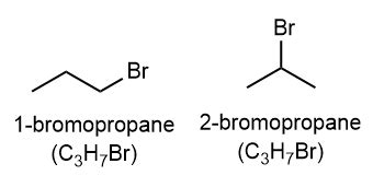 Draw all the structural isomers for C3H7Br. | Study.com