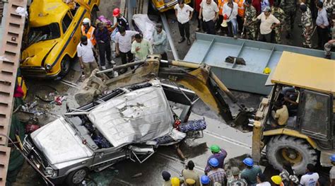 Kolkata flyover collapse: Construction firm was on Railway Ministry’s ...