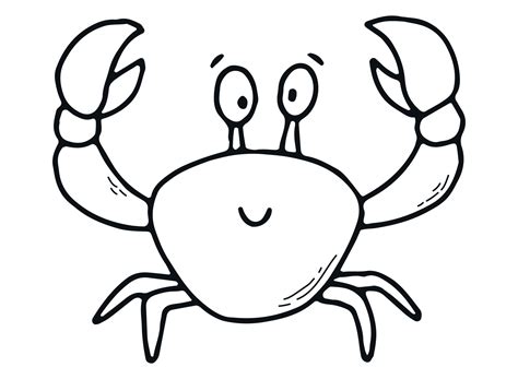 Crab Drawing For Kids