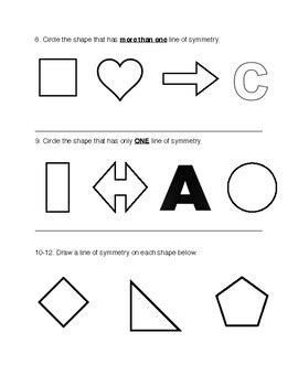 Geometry Review: Solid & Plane Shapes/Symmetry by Teaching Star Express