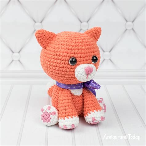 Ginger cat amigurumi pattern - Amigurumi Today