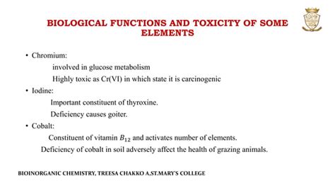 Chemistry:Bioinorganic Chemistry | PPT