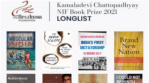 New India Foundation announces the longlist for the Kamaladevi Chattopadhyay NIF Book Prize 2021 ...