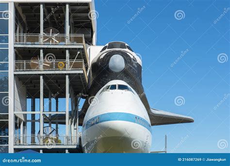 Space Shuttle and Shuttle Carrier Aircraft, Houston, TX, USA Editorial ...