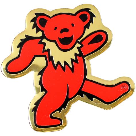 C&D Visionary Grateful Dead Bear Heavy Metal Sticker | Guitar Center