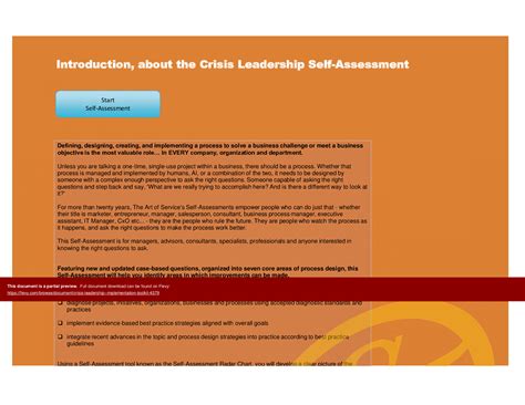 Excel Template: Crisis Leadership - Implementation Toolkit (Excel template XLSX) | Flevy