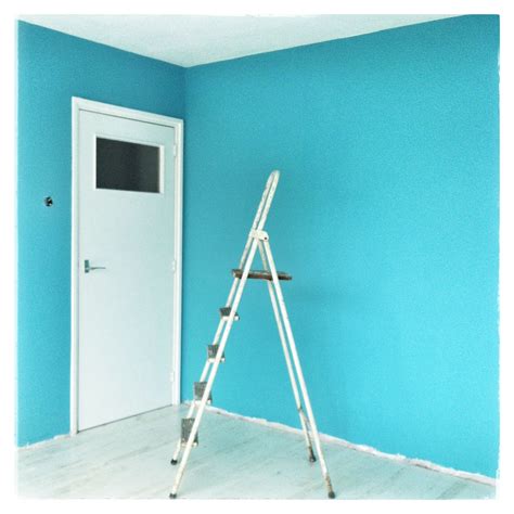 #turquoise bedroom walls #caribbean #beach style | Slaapkamer