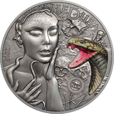 Palau - 2015 - 10 Dollars - Mythical Creatures: Medusa - NumisCollect