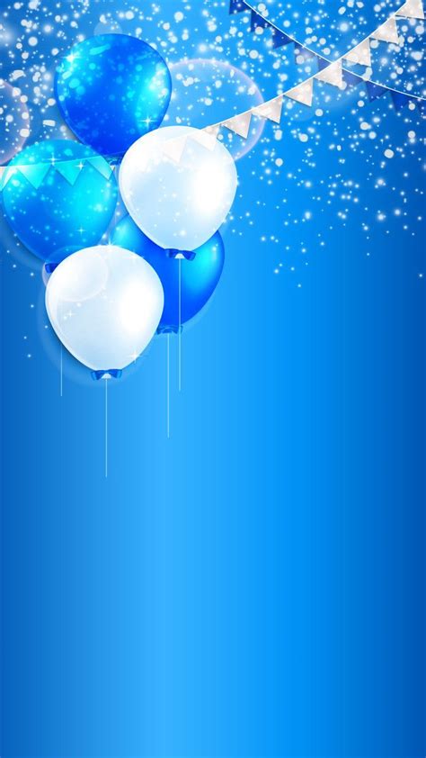 Blue Birthday Background Hd