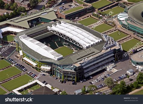 Aerial View Of Wimbledon Centre Court London, Uk Stock Photo 157567391 ...