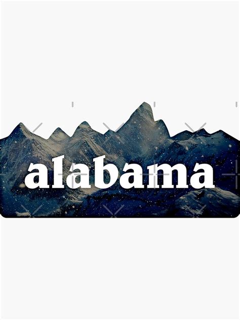 "Alabama" Sticker for Sale by garci | Redbubble