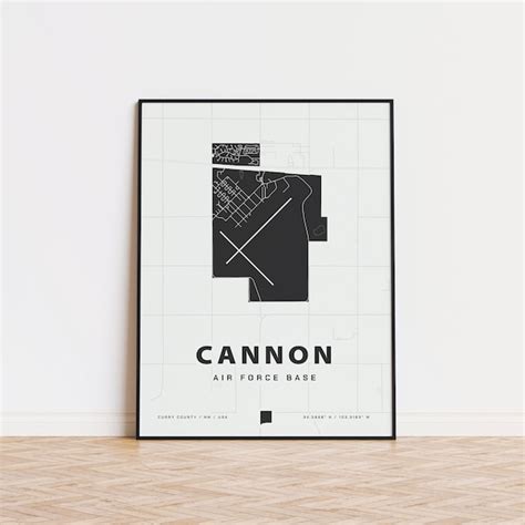 Cannon Afb Map Print - Etsy