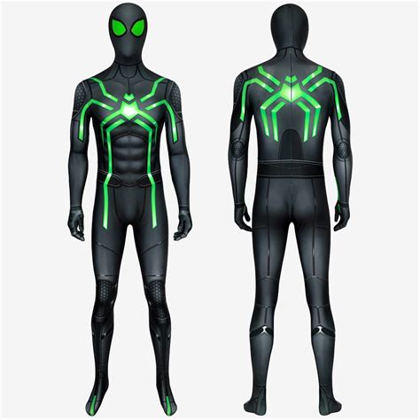 Spider-Man PS4 Costume Cosplay Stealth Big Time Suit Unibuy