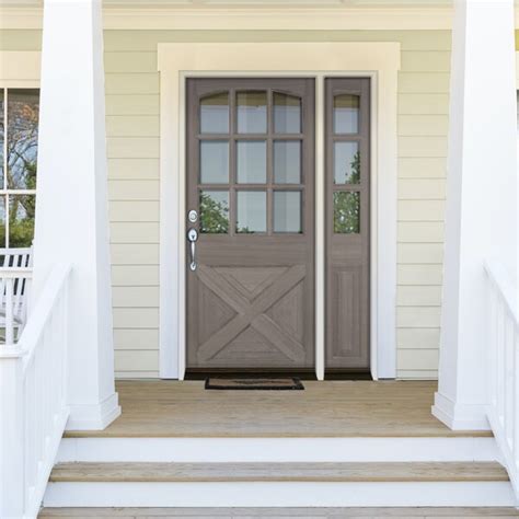 UberDoors Douglas Fir Farmhouse Wood Prehung Front Entry Door | Wayfair