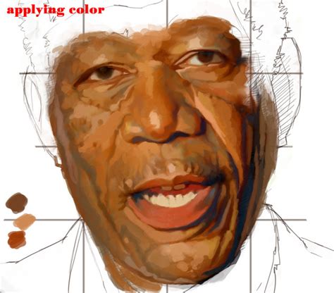 Alan Hermosillo Ilustración: Morgan Freeman Drawing Tutorial