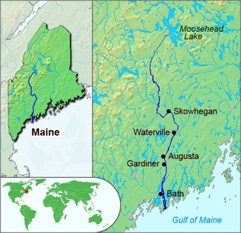 Kennebec_River_Map - The Trek