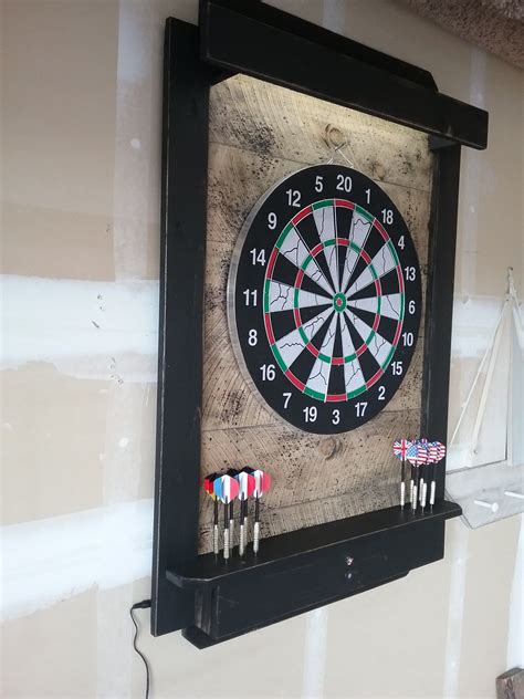 Dartboard Cabinet LED Lights Laser Line Wi-fi Voice/app - Etsy | Dart ...