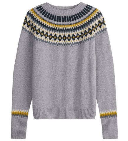 Introducing our new collaboration with Brora, The Fair Isle Jumper. – TROY London