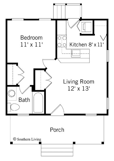 1 bedroom house plans - dearhealthierme