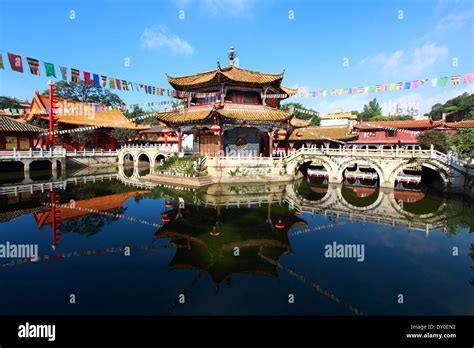 Yuantong Kunming Temple , Kunming capital city of Yunnan, China Stock ...