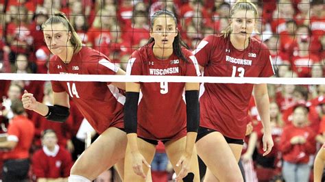 Wisconsin Badgers volleyball sweeps Nebraska, the nation's No. 1 team