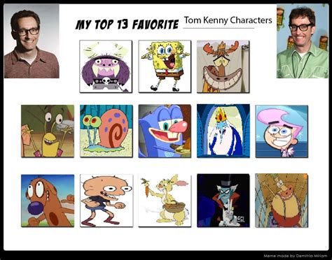 My Top 13 Favorite Tom Kenny Characters by stephgomz04 on DeviantArt