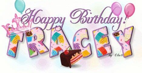 Happy Birthday, Tracey | Happy birthday greetings, Happy birthday ...