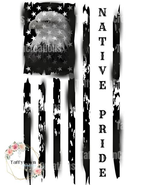 Native Flag American Flag Digital Download Design, Eagle, Rustic Flag ...