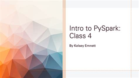 Machine Learning Basics in PySpark – Kelsey Emnett, Data Scientist