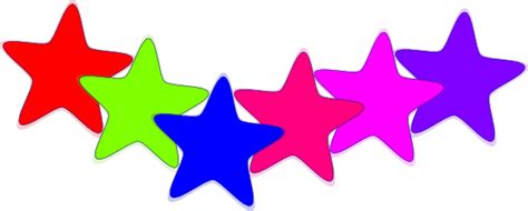 Colorful Star Clip Art at Clker.com - vector clip art online, royalty ...