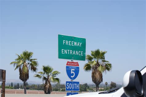 5 Freeway South Sign in Orange County, CA