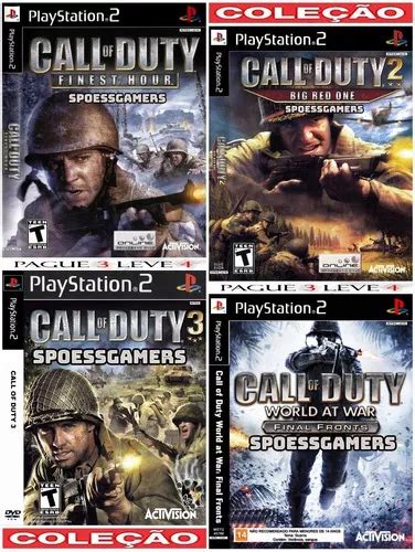 Call Of Duty Ps2 Coleção (4 Dvds) Patch - Leve 4 Pague 3 | MercadoLivre