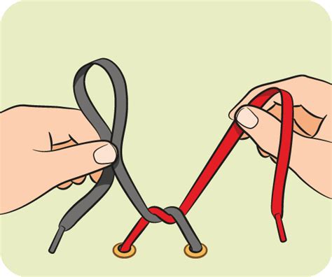 Kids Tying Shoes Clipart