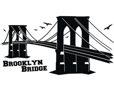 Brooklyn bridge clip art