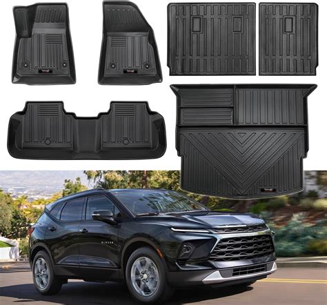 Amazon.com: Yonugli Custom for 2019-2024 Chevy Blazer Floor Mats Cargo ...