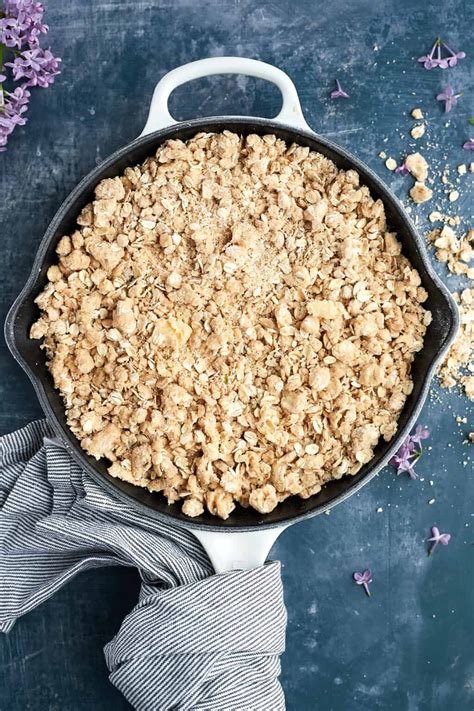 Easy Oat Crumble Topping Recipe