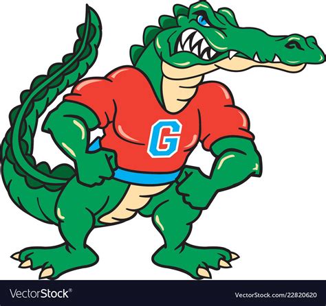 Gator logo mascot Royalty Free Vector Image - VectorStock